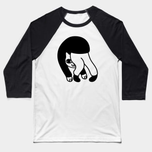 Dreamy Cat Art Illustration Baseball T-Shirt